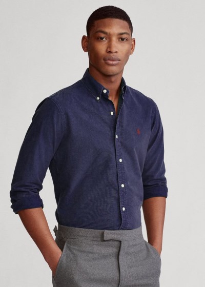 Polo Ralph Lauren Garment-Dyed Oxford Skjorte Herre Danmark (EQDKM0493)